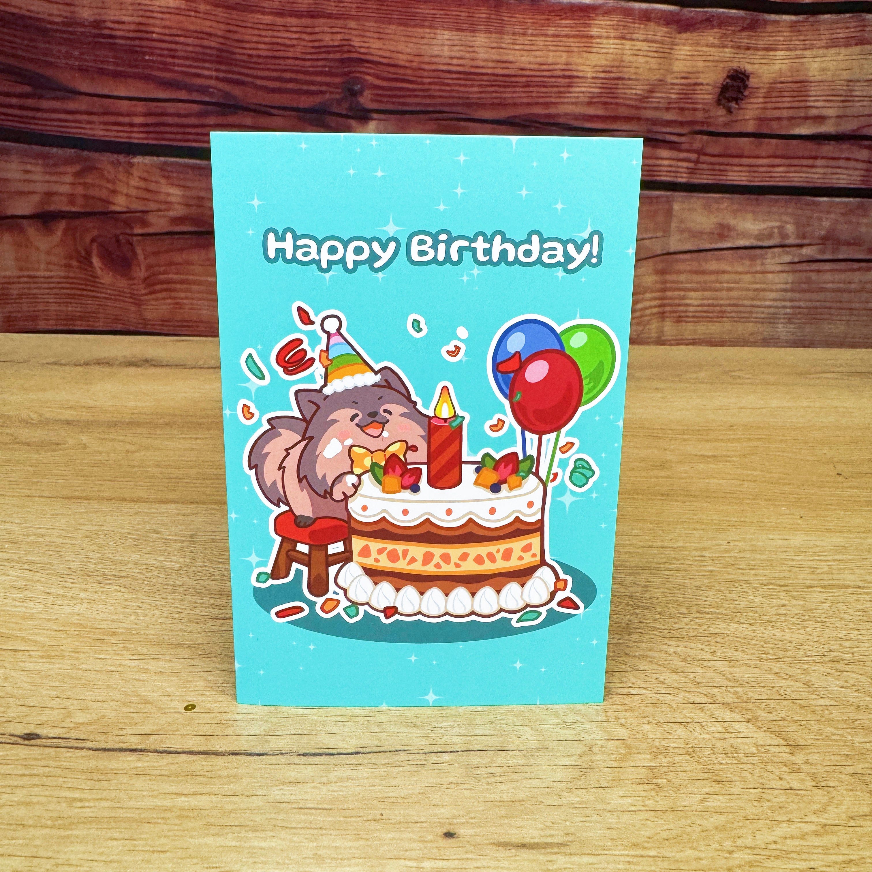 Greeting Card Greeting Card - Happy Birthday CARD-HAPPY-BDAY-CAKE