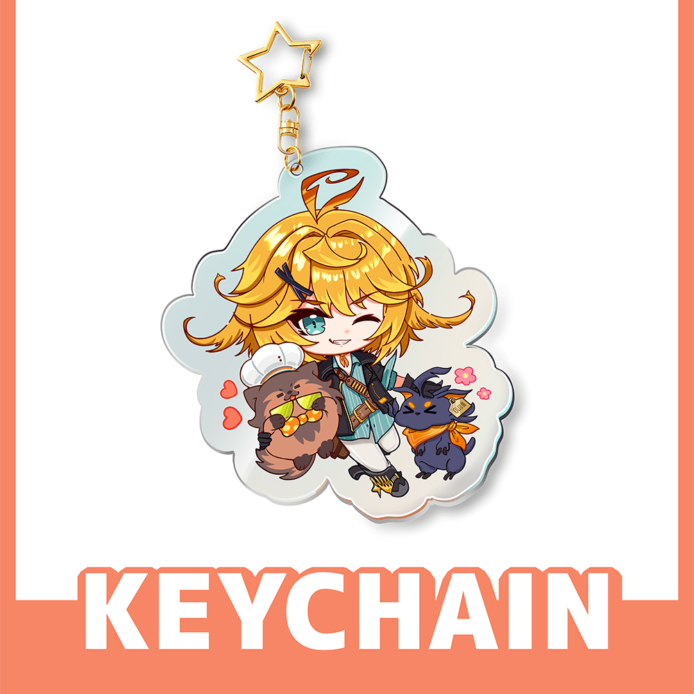 Keychains Dokibird x Noms Cafe Acrylic Keychain Charm