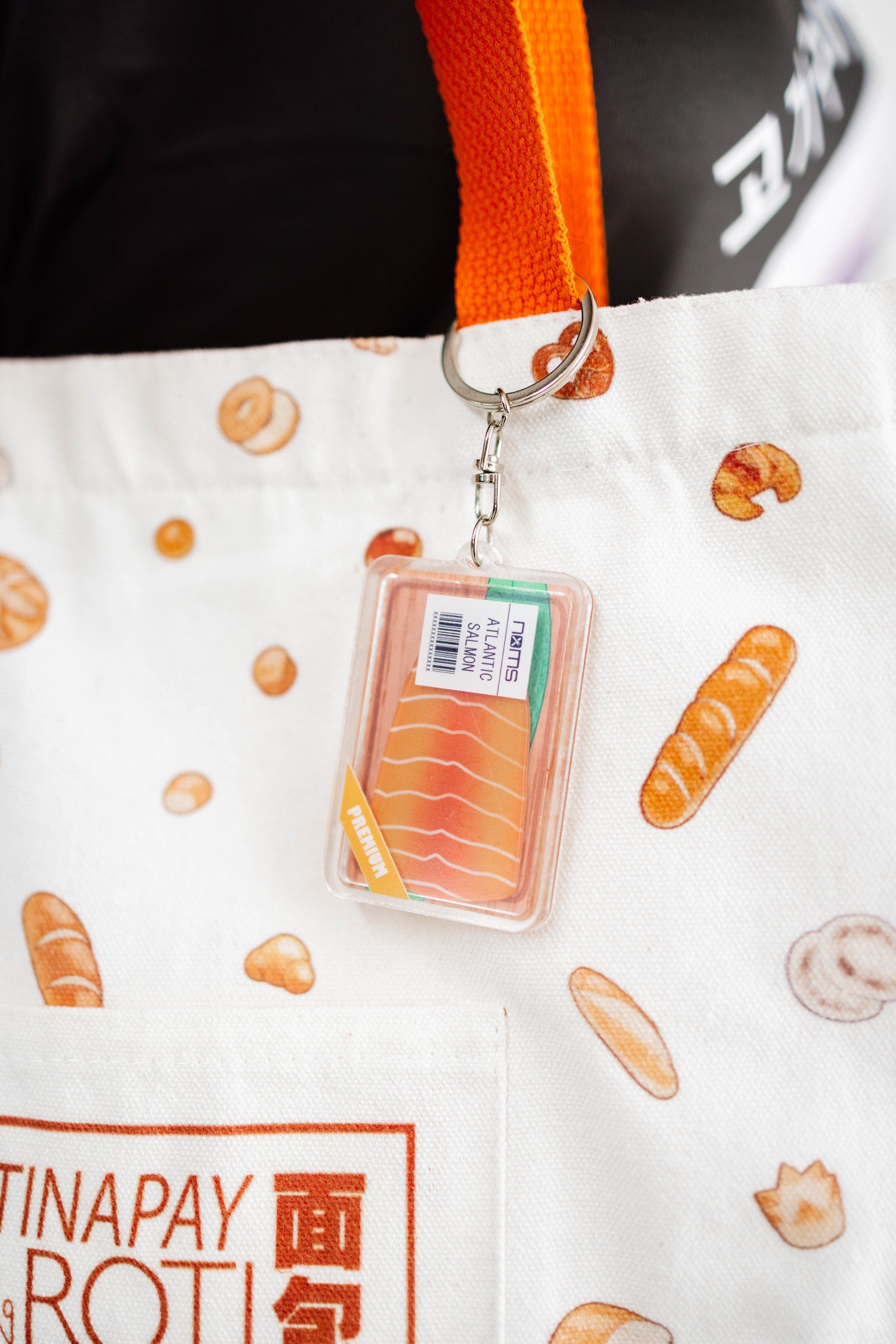 Keychains Grocery Keychain - Atlantic Salmon KEY-GRO-SALMON