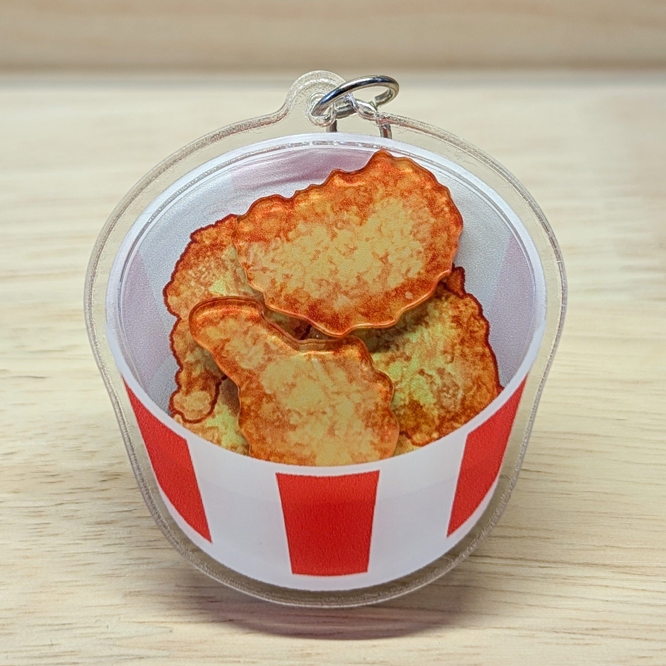 Keychains Grocery Keychain- Fried Chicken KEY-GRO-FRIEDCHICKEN
