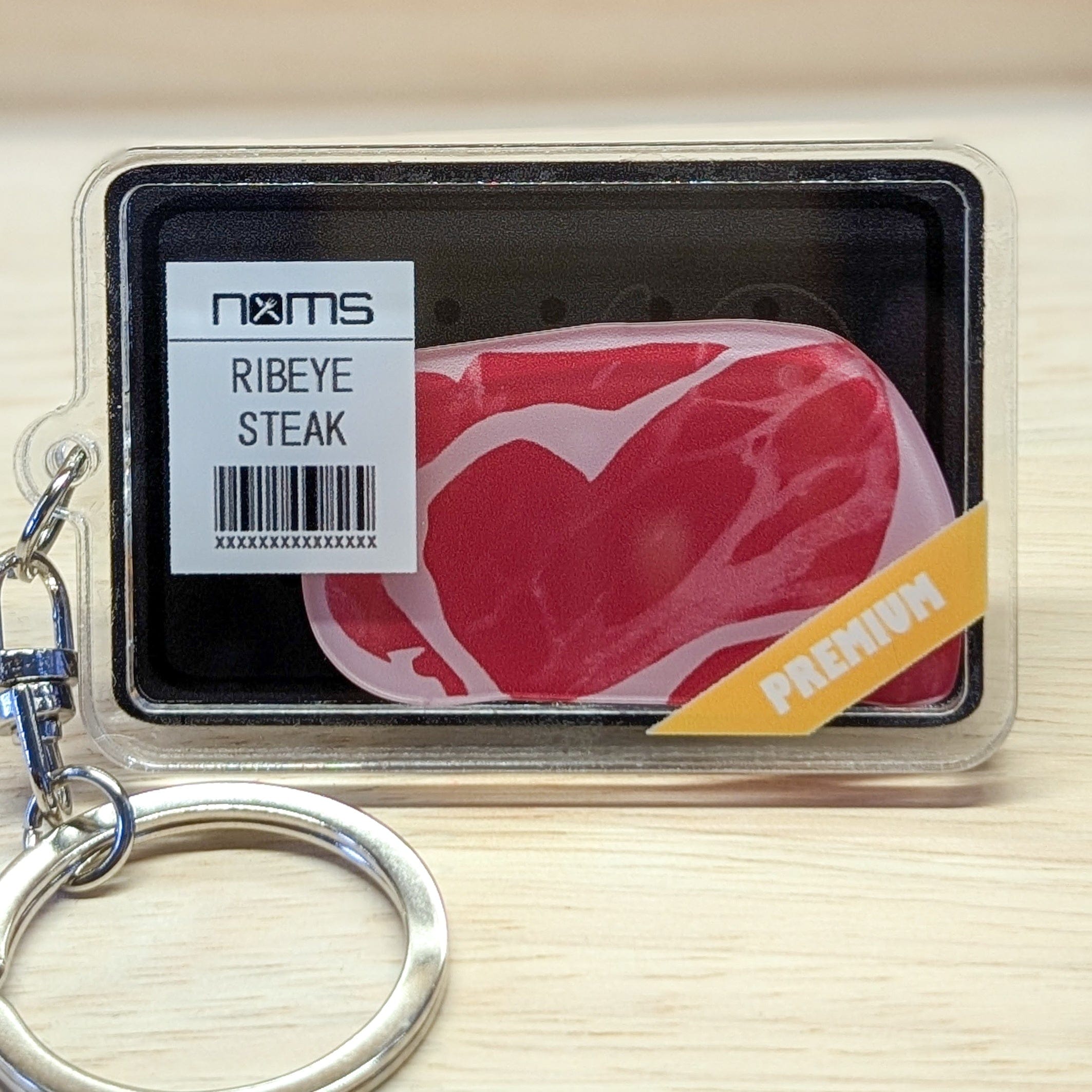 Keychains Grocery Keychain - Ribeye Steak KEY-GRO-RIBEYE