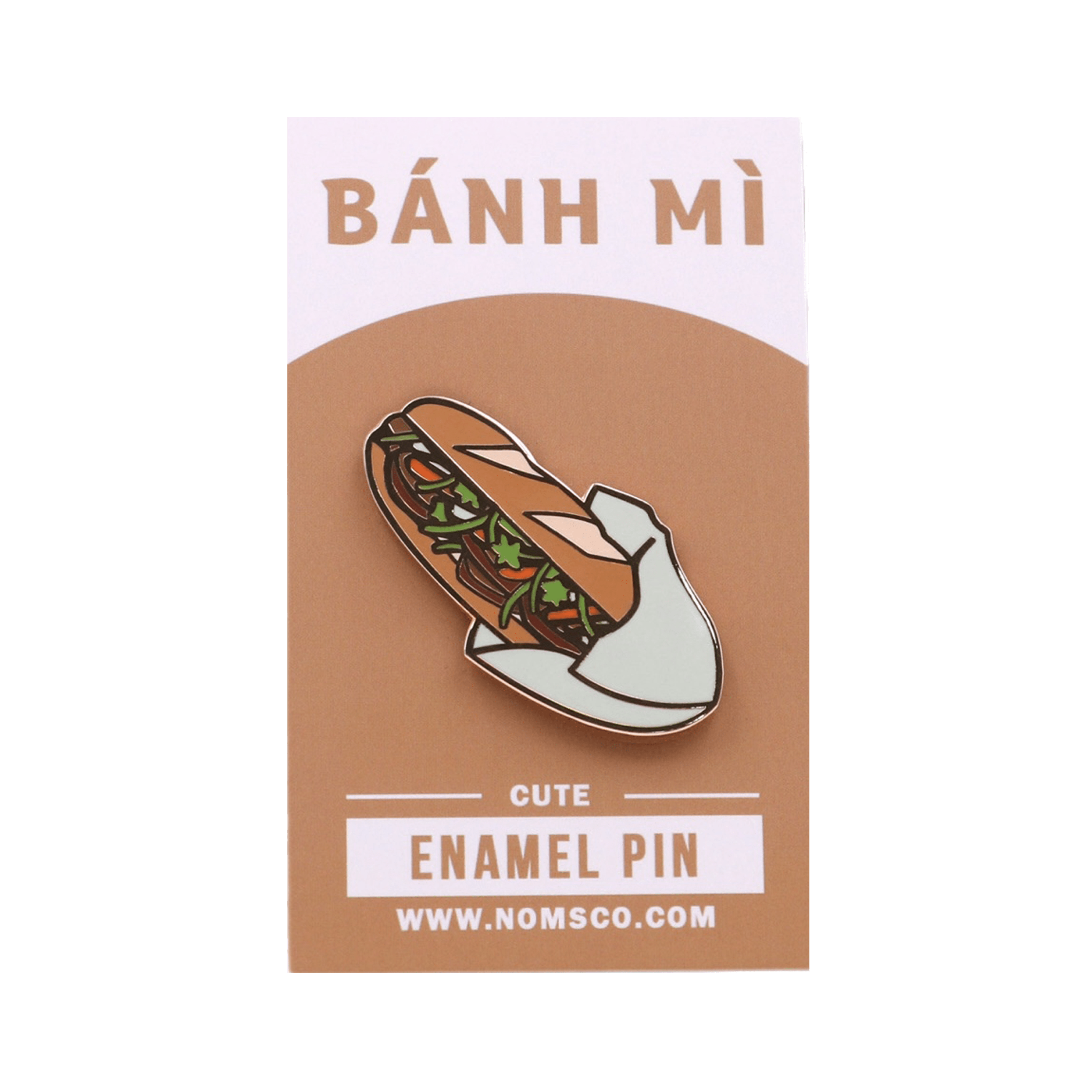 Pin Banh Mi x Van Loc Enamel Pin PIN-BANHMI