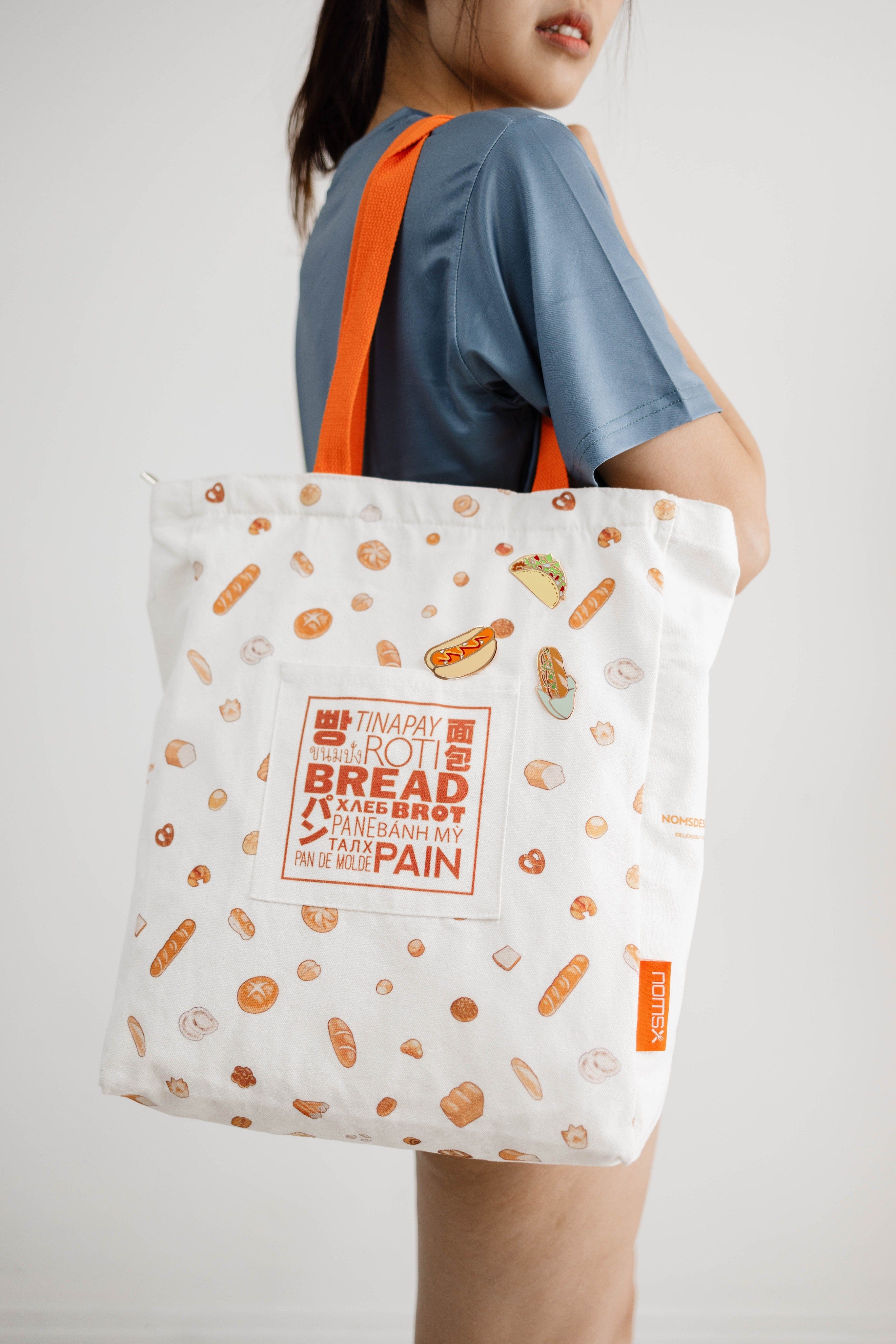 Pin Banh Mi x Van Loc Enamel Pin PIN-BANHMI