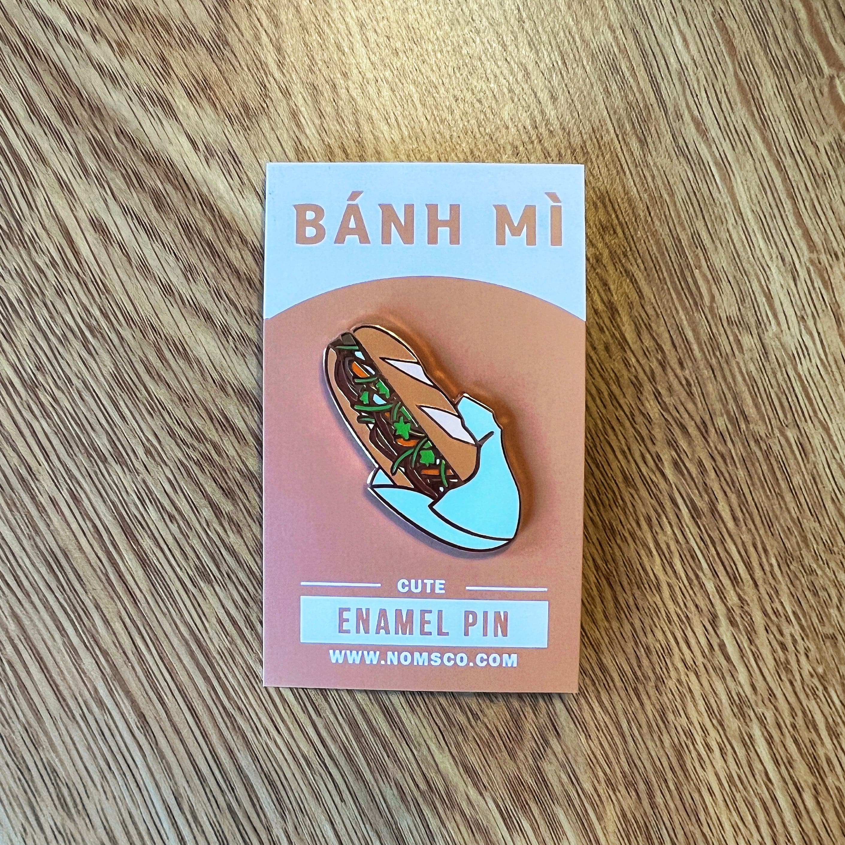 Pin Banh Mi x Van Loc Enamel Pin PIN-BANHMI