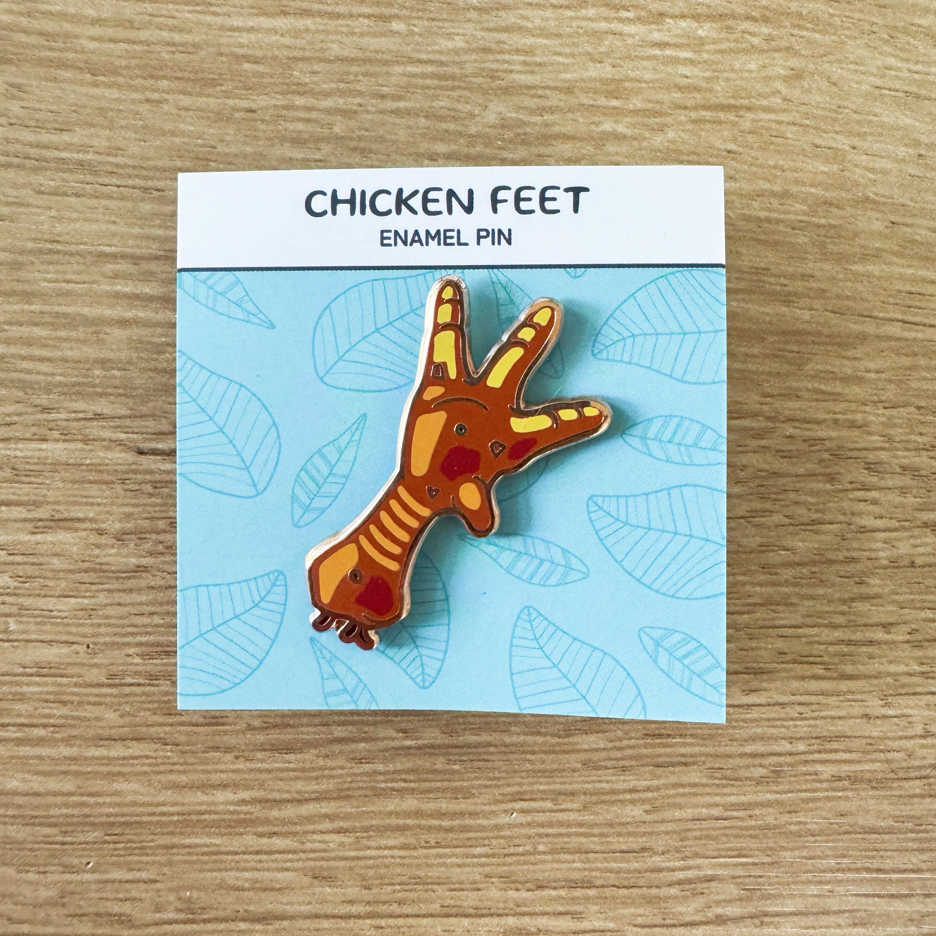 Pin Chicken Feet Enamel Pin PIN-CHICKEN-FEET