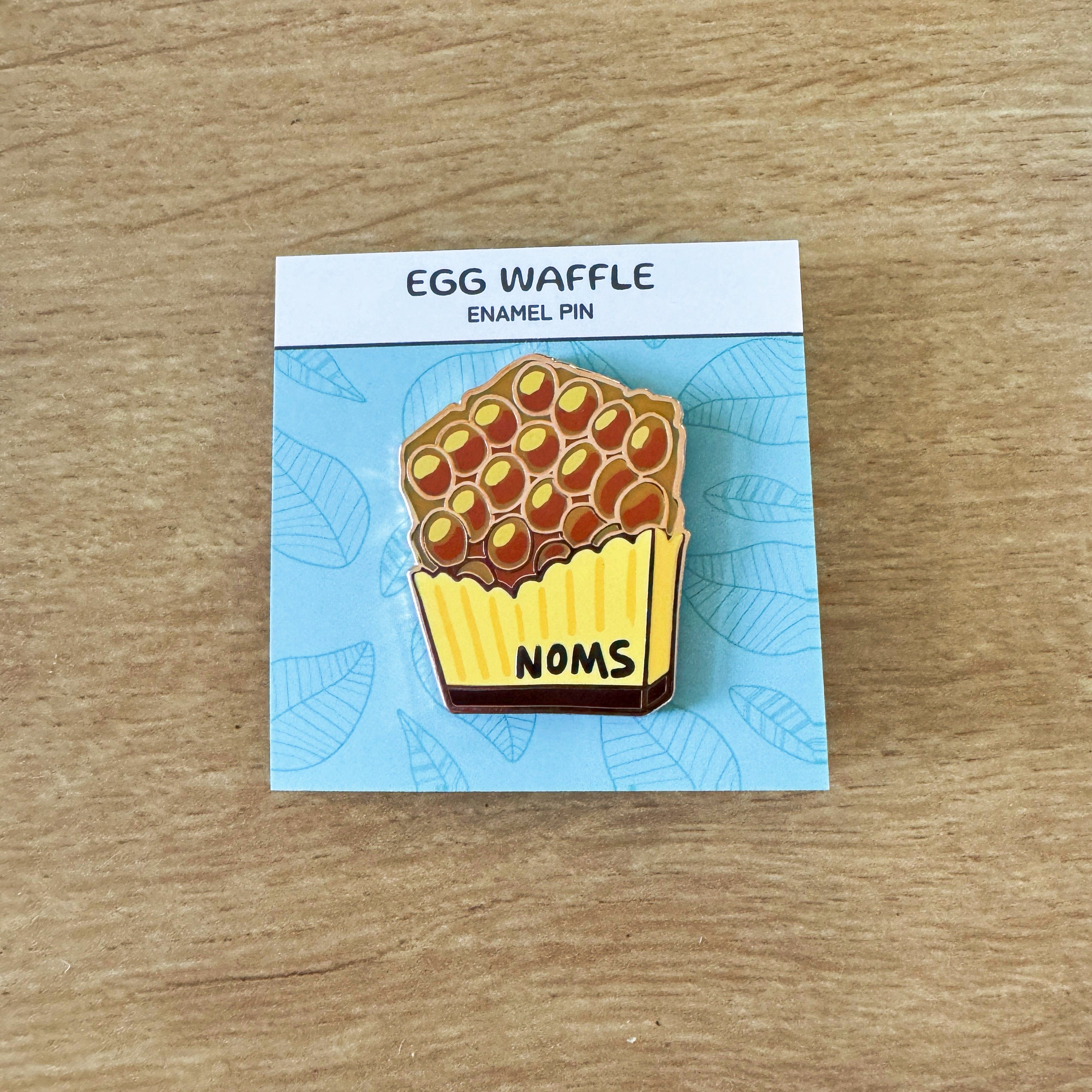 Pin Egg Waffle Enamel Pin PIN-EGG-WAFFLE