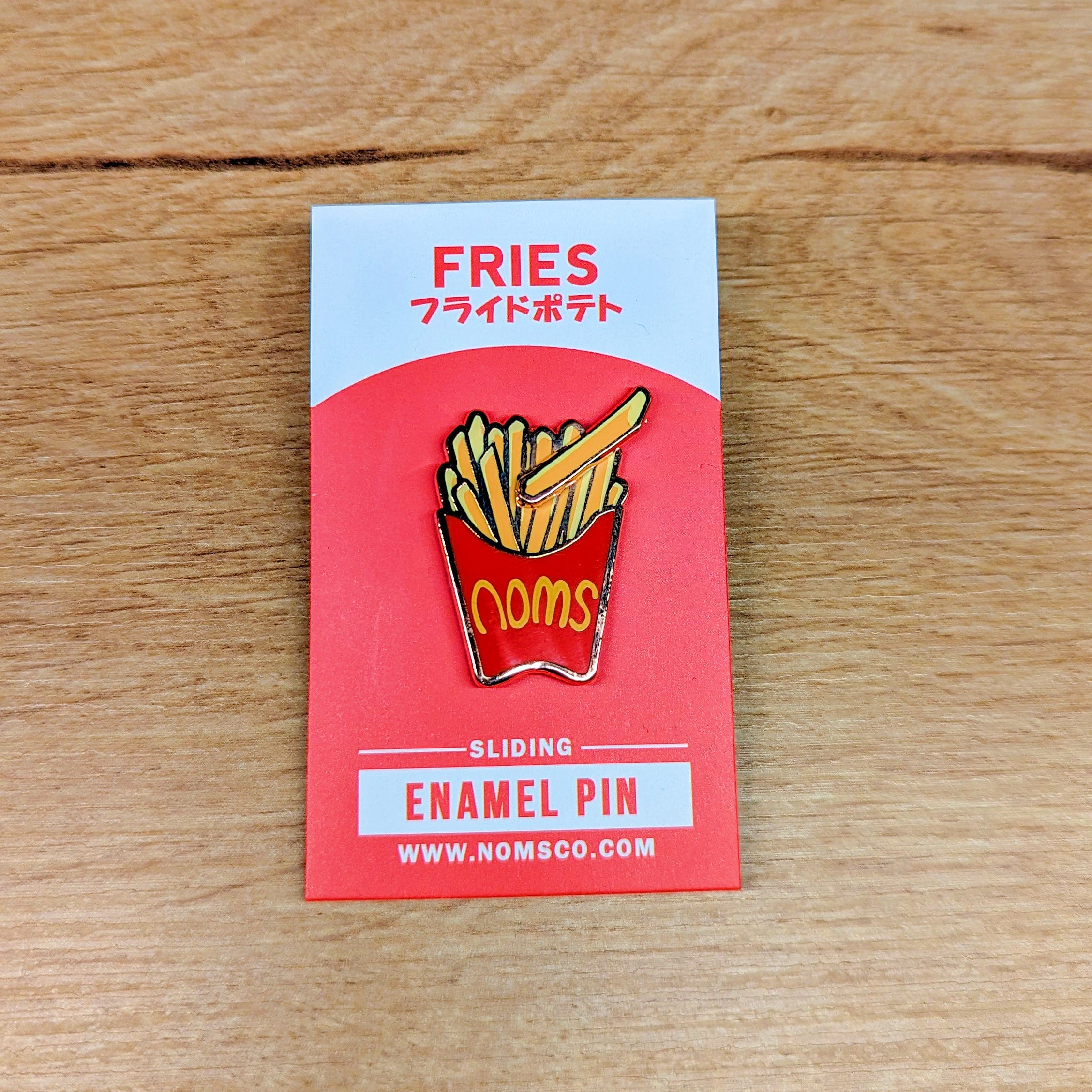 Pin Nom Fries Enamel Pin PIN-FRIES