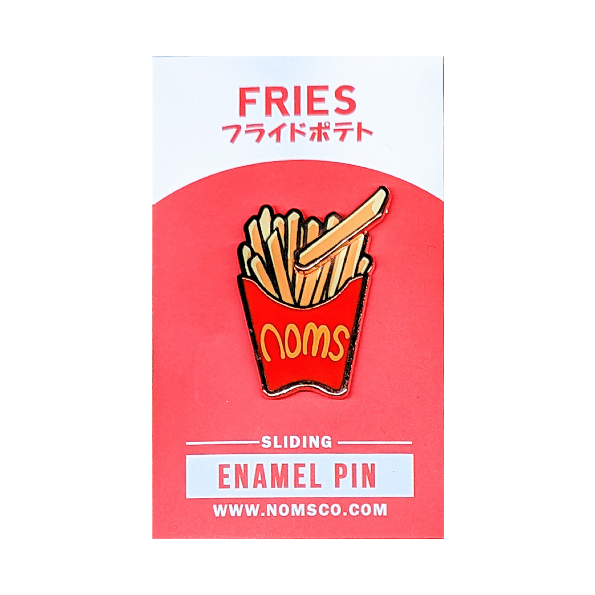 Pin Nom Fries Enamel Pin PIN-FRIES