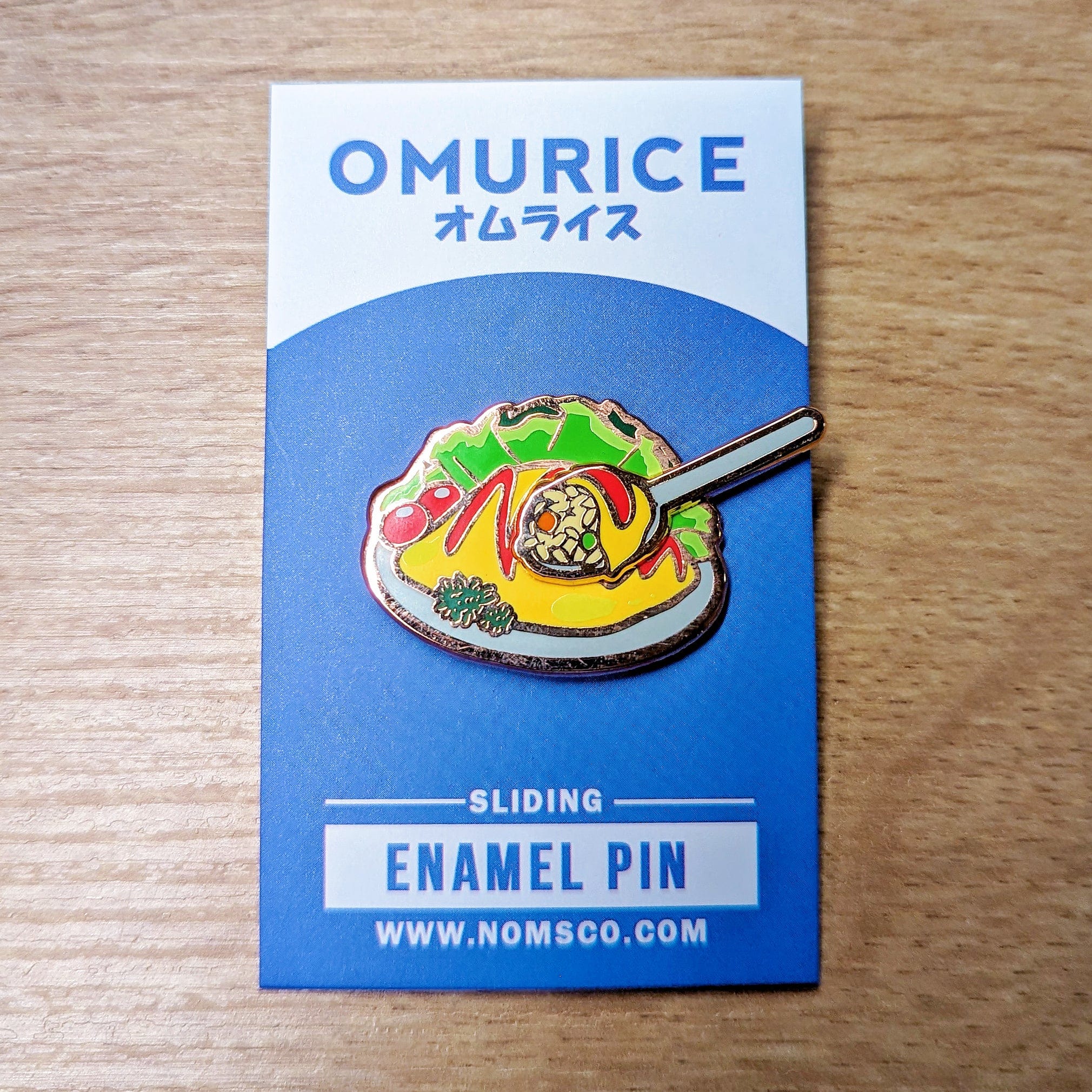 Pin Omurice Enamel Pin PIN-OMURICE