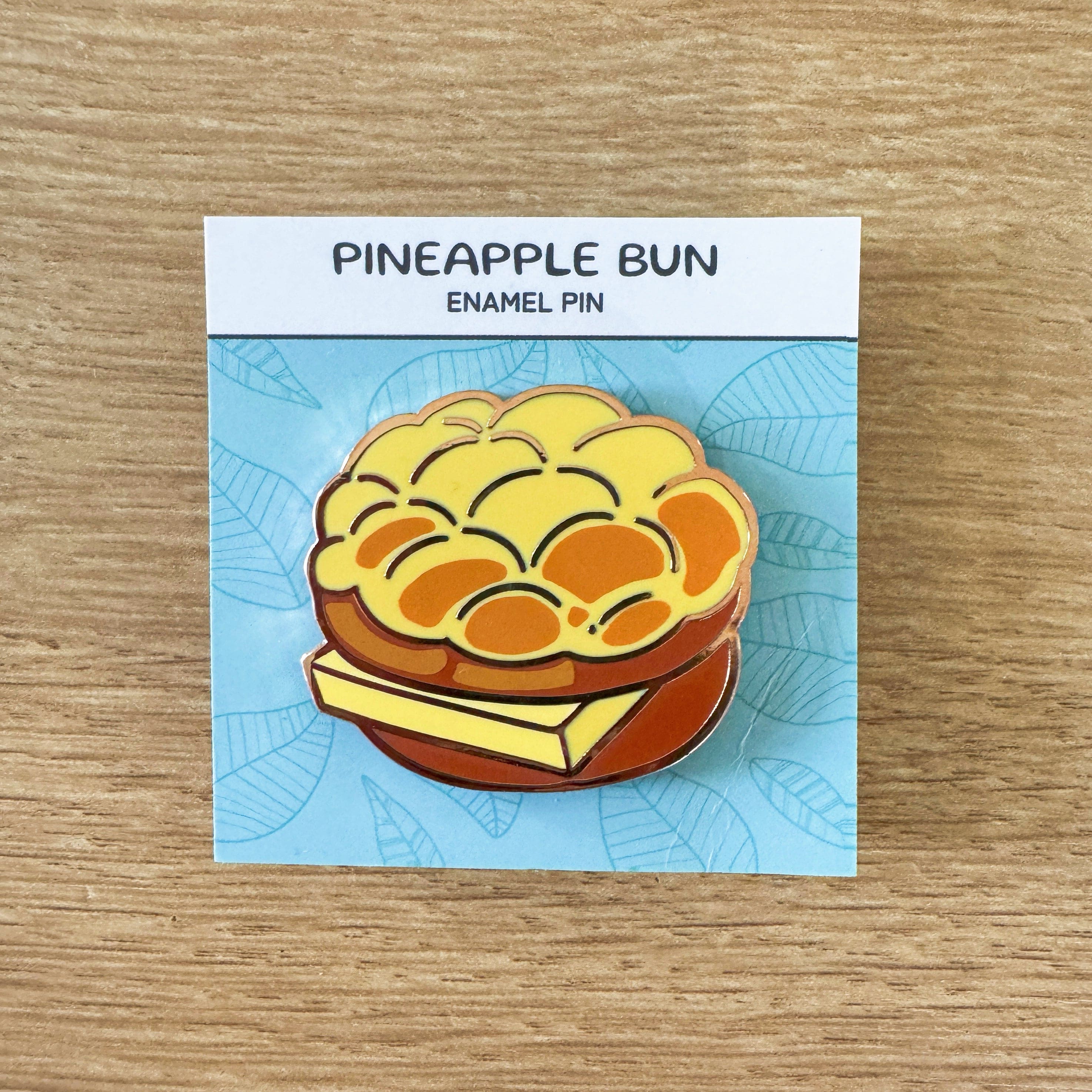 Pin Pineapple Bun Enamel Pin PIN-PINEAPPLE-BUN