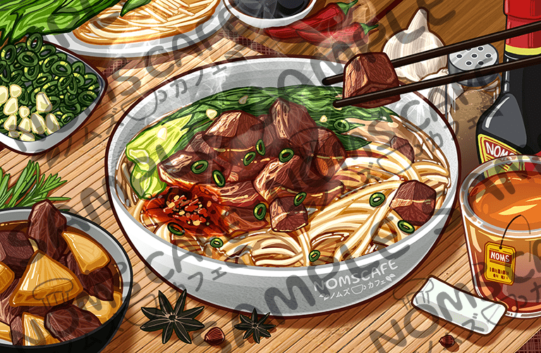 Poster Beef Brisket Noodles | Poster POSTER-BEEFBRIS-NOODLE