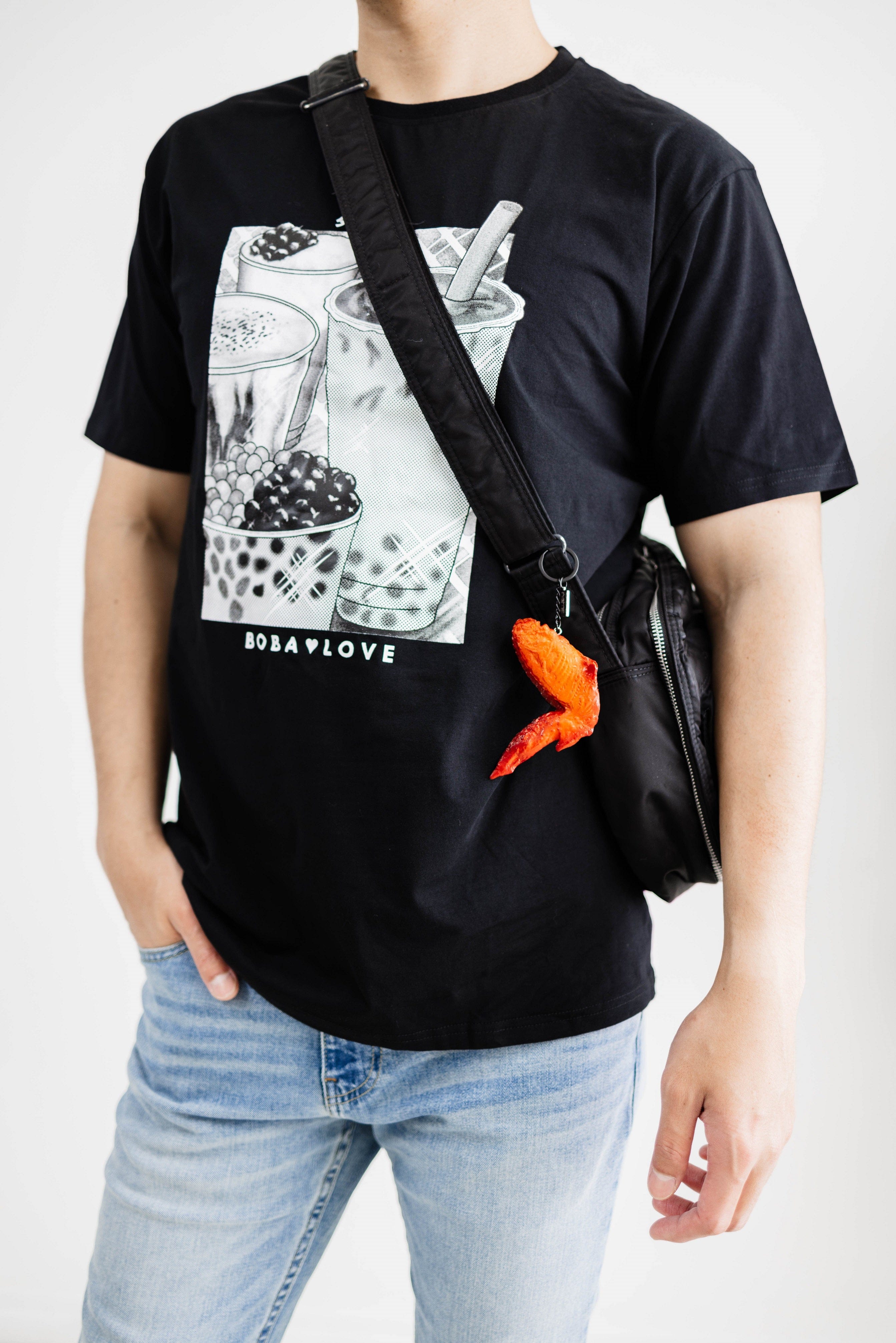 SHIRT Boba Manga Cotton T-shirt