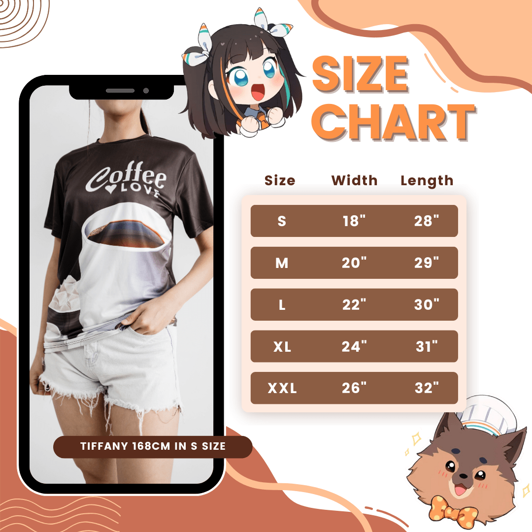 SHIRT Coffee Poly T-shirt