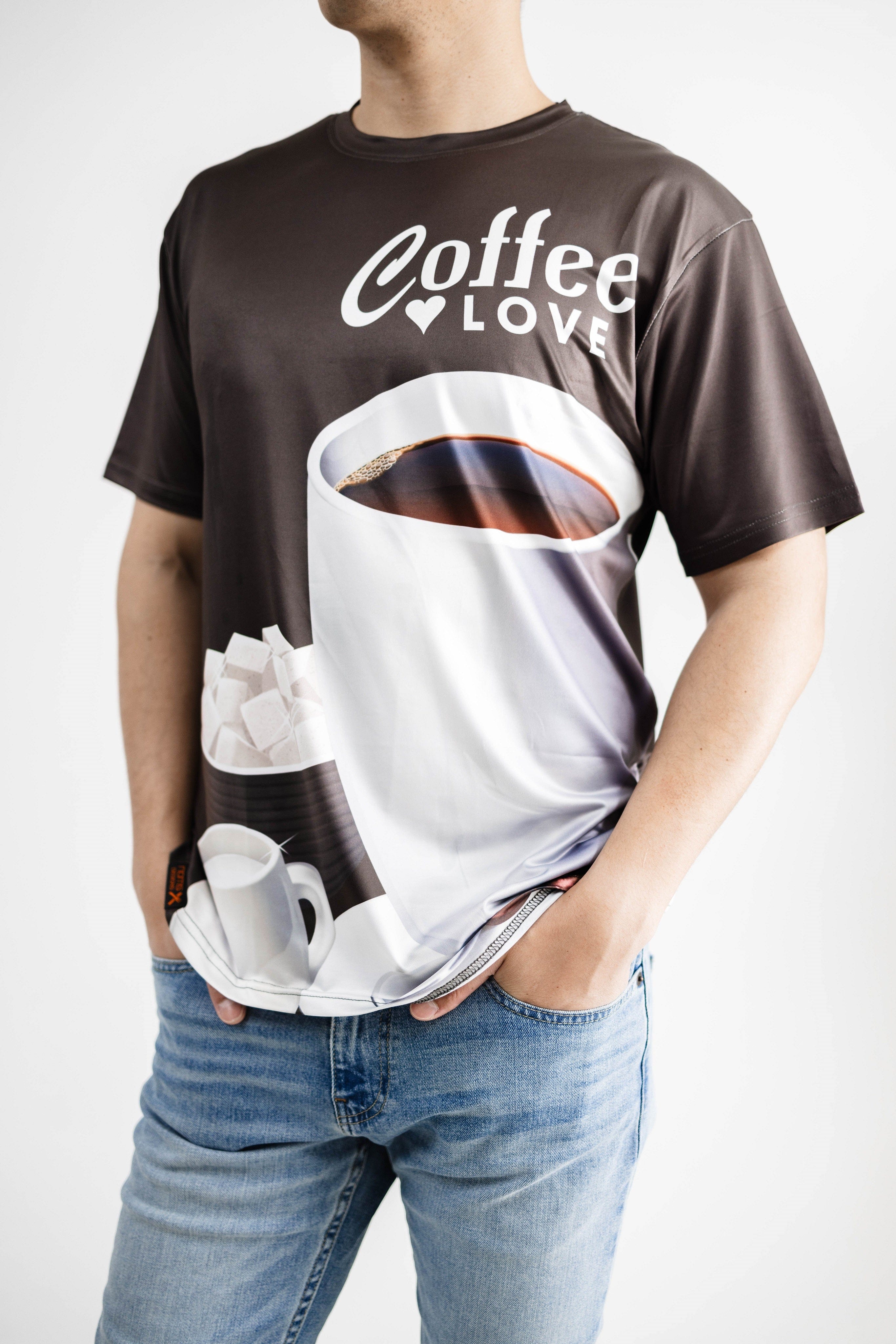 SHIRT Coffee Poly T-shirt