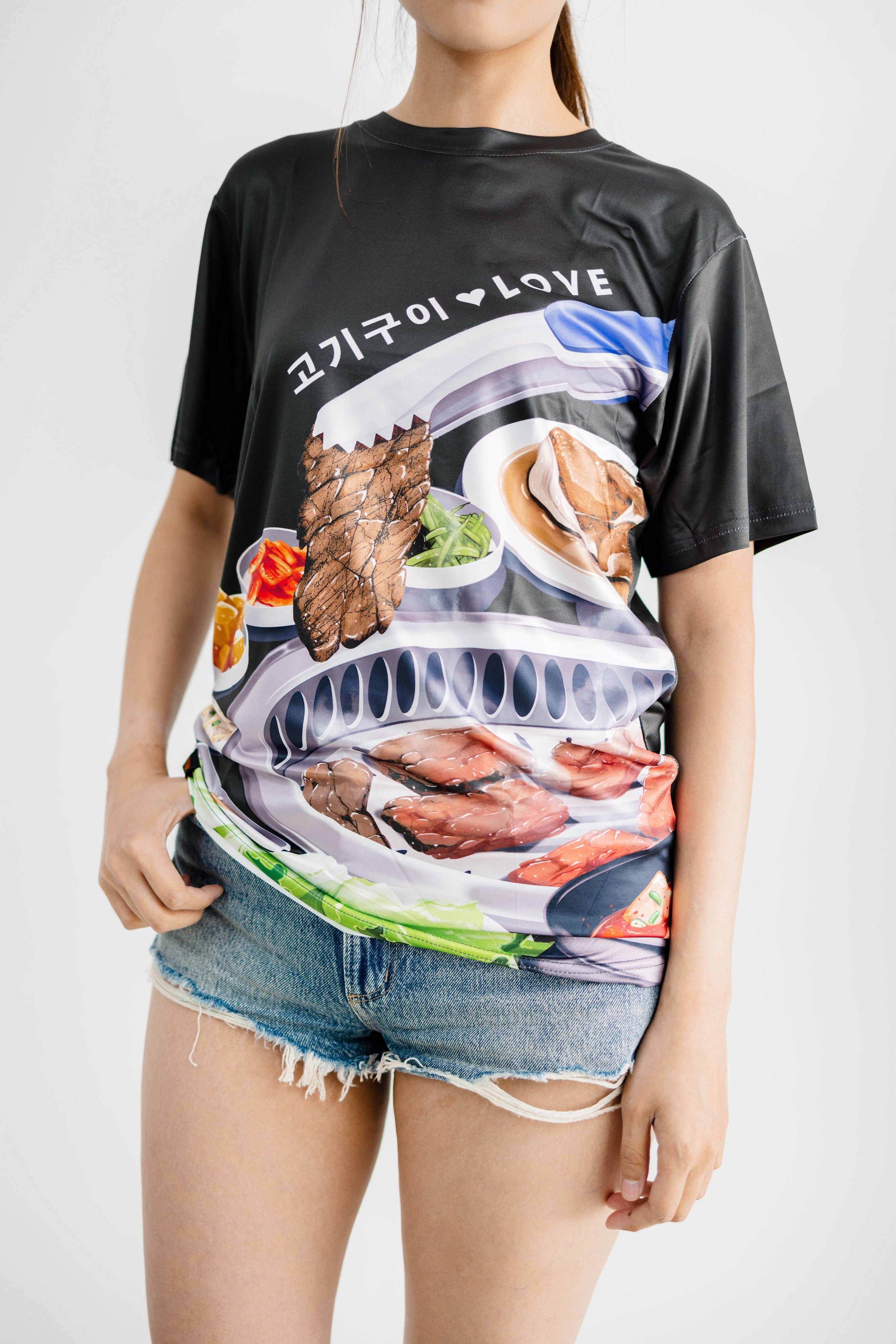 SHIRT Korean BBQ Poly T-shirt