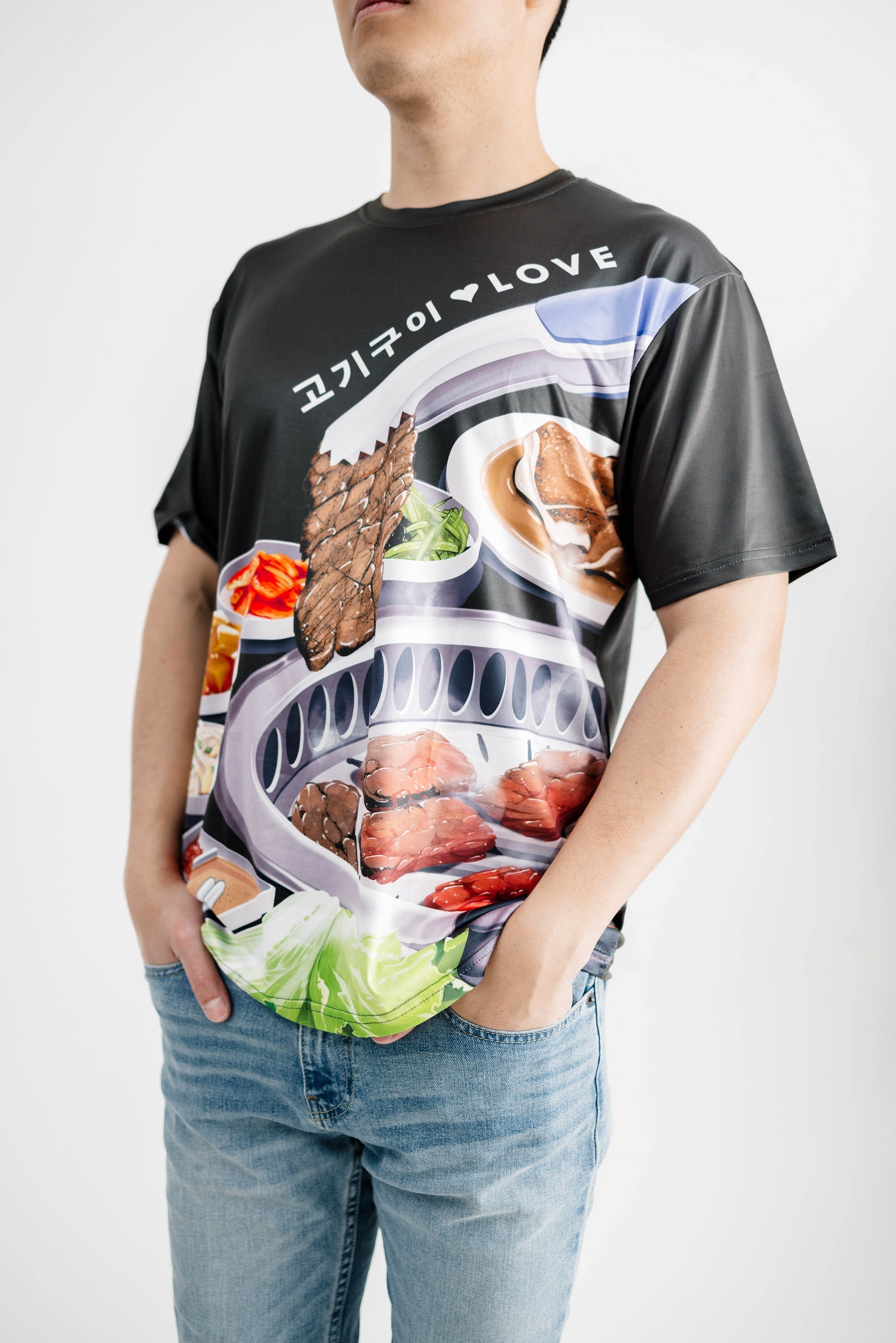SHIRT Korean BBQ Poly T-shirt