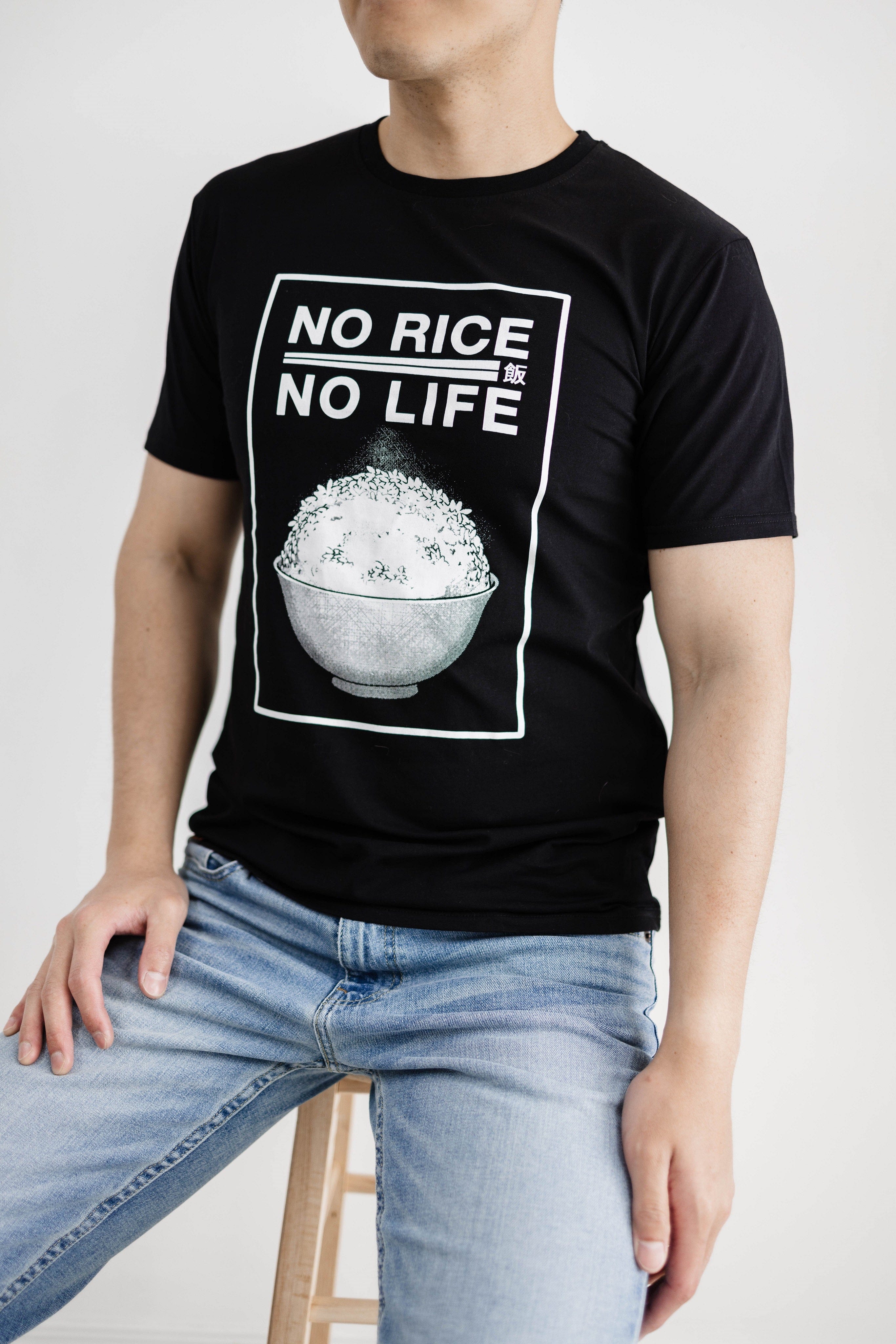 SHIRT No Rice No Life - Cotton T-Shirt