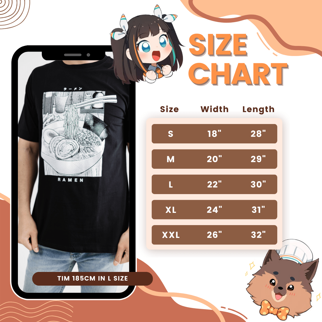 SHIRT Ramen Manga Cotton T-Shirt
