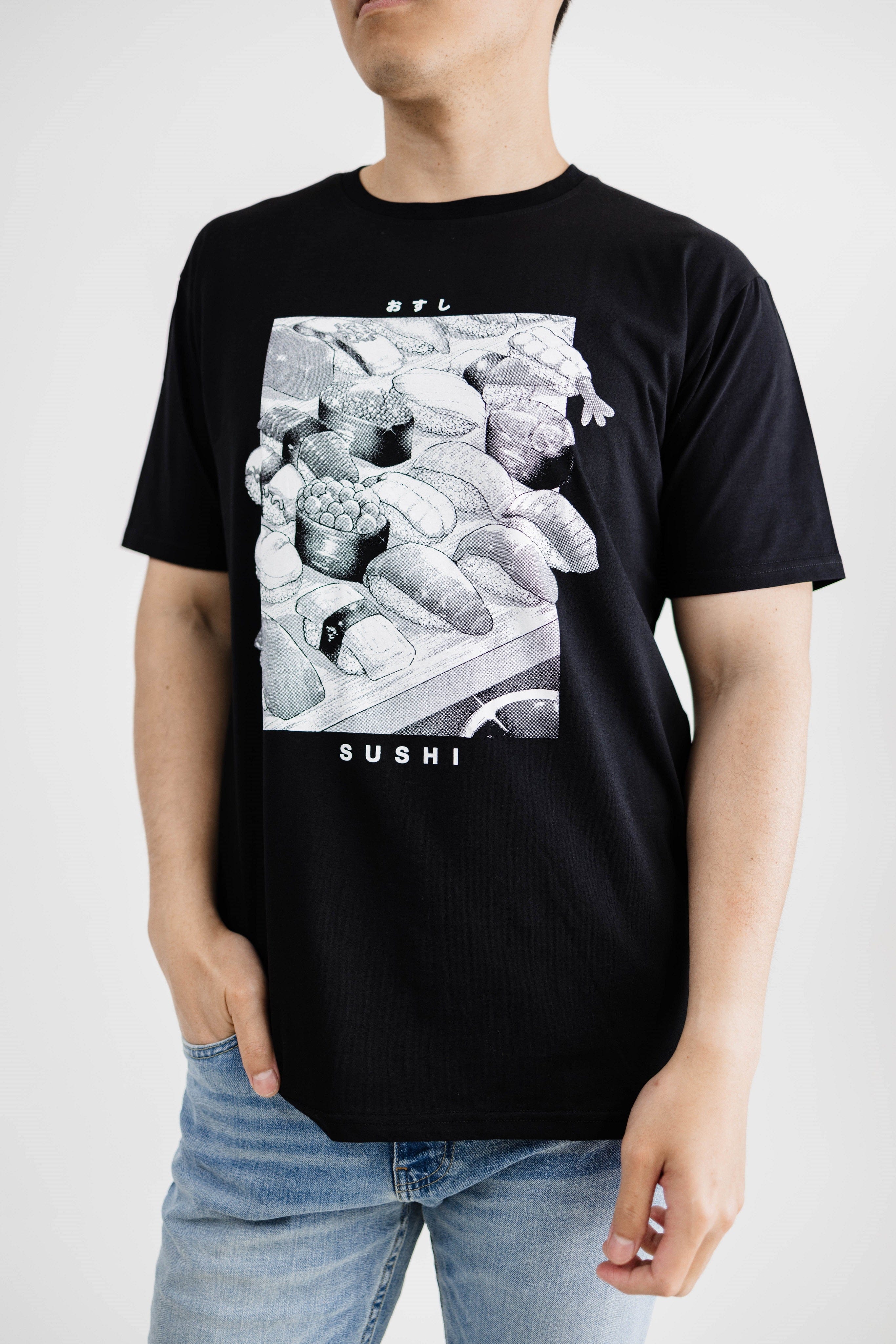 SHIRT Sushi Manga Cotton T-Shirt
