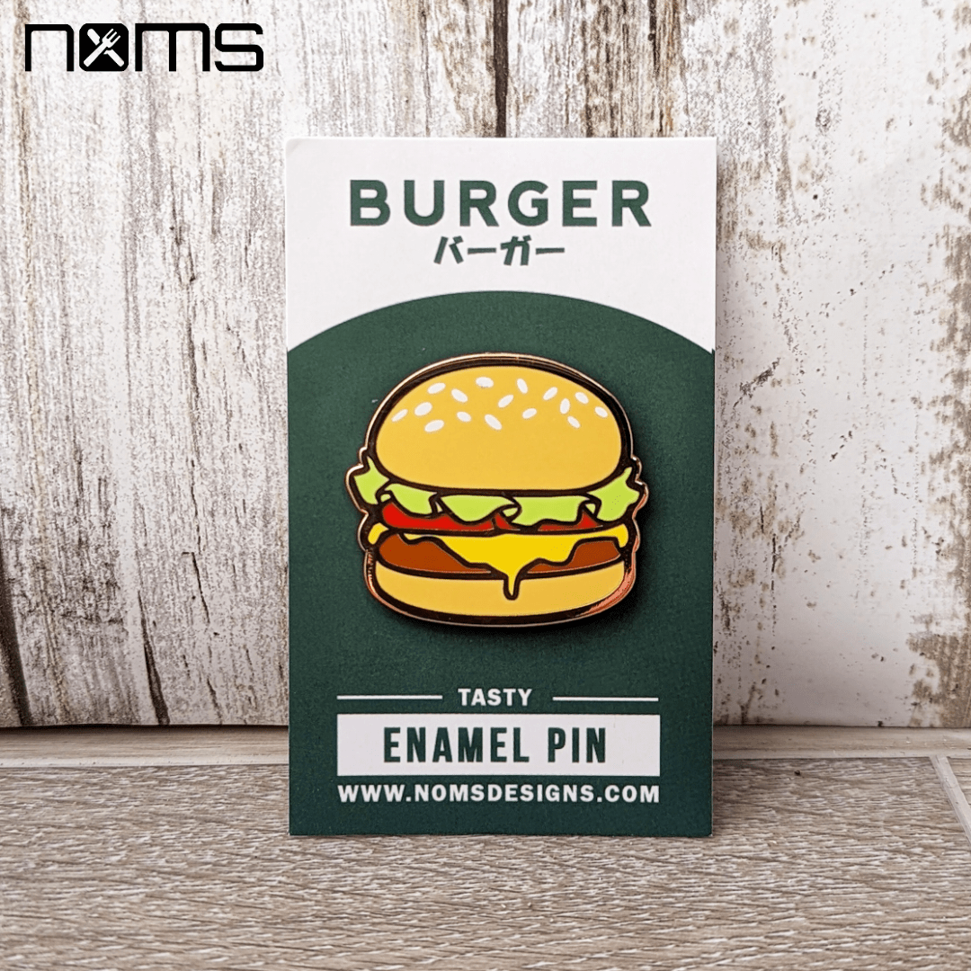 Pin Burger Enamel Pin PIN-BURGER