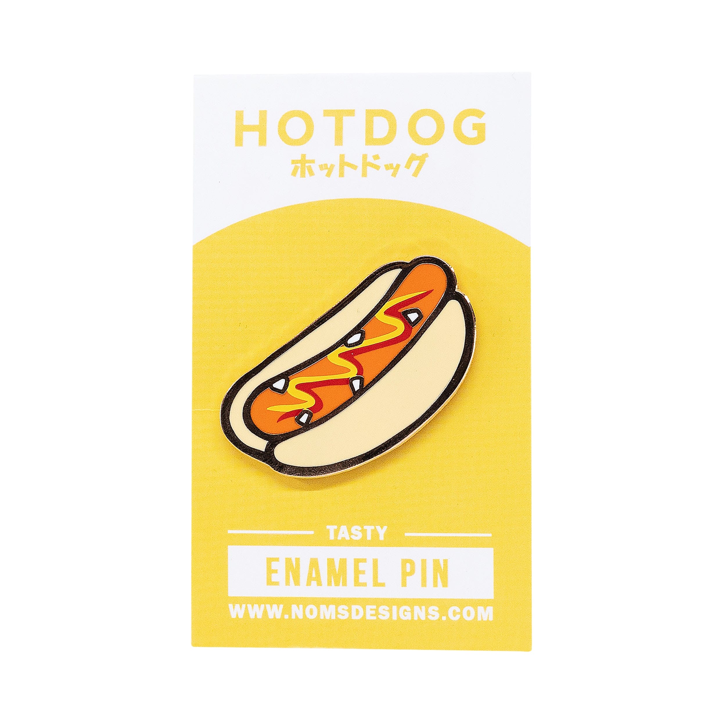 Pin Hotdog Enamel Pin PIN-HOTDOG