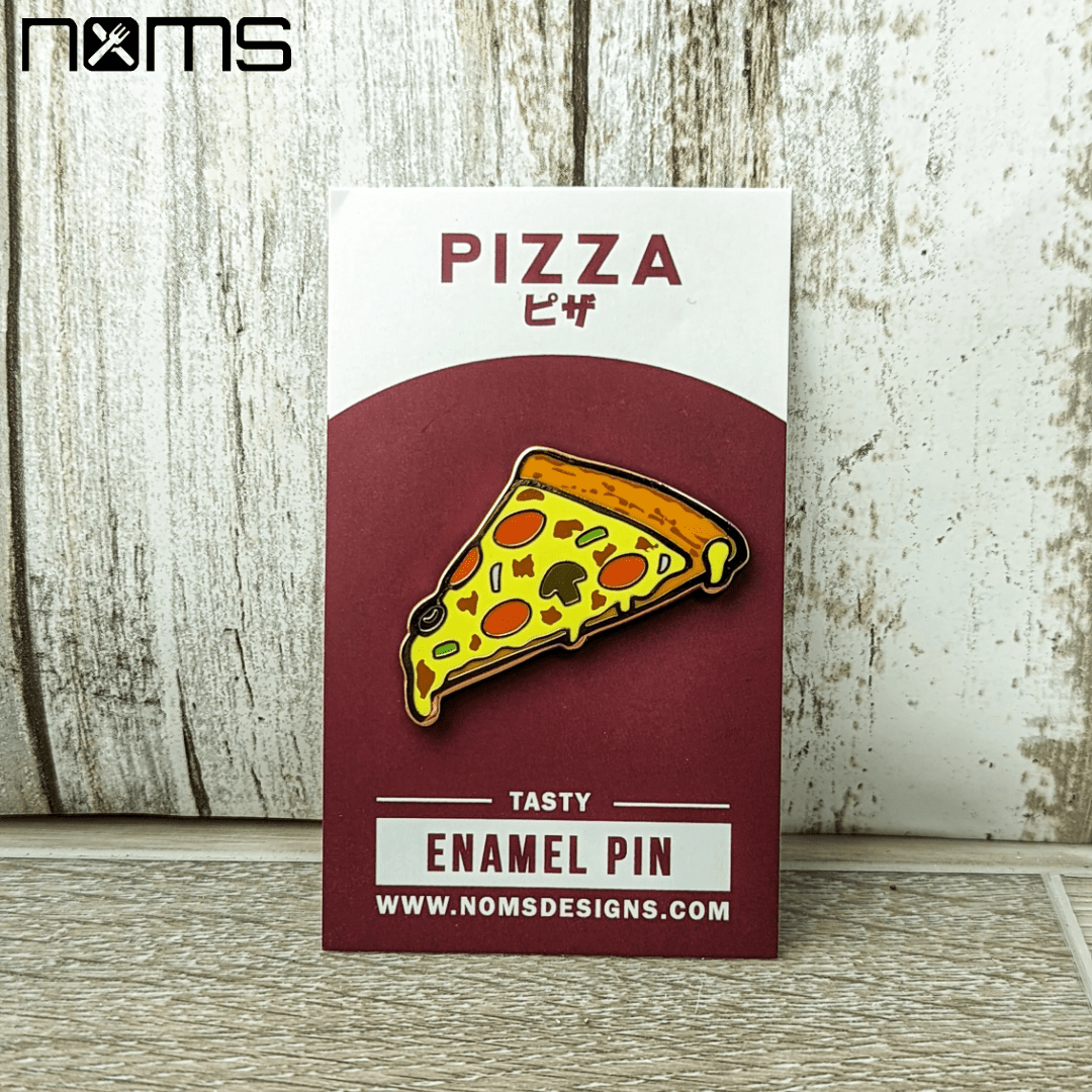 Pin Pizza Enamel Pin PIN-PIZZA