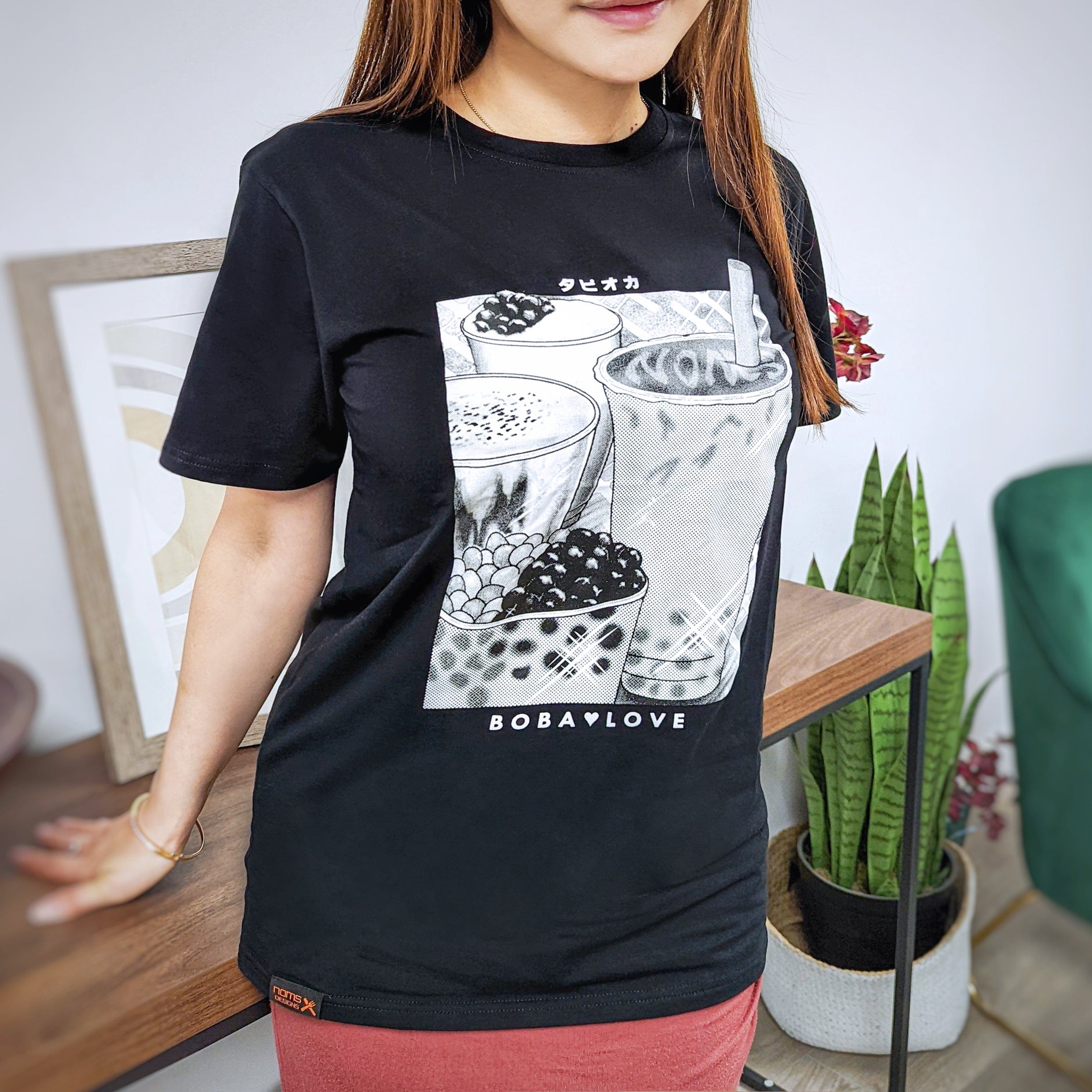 SHIRT Boba Manga Cotton T-shirt