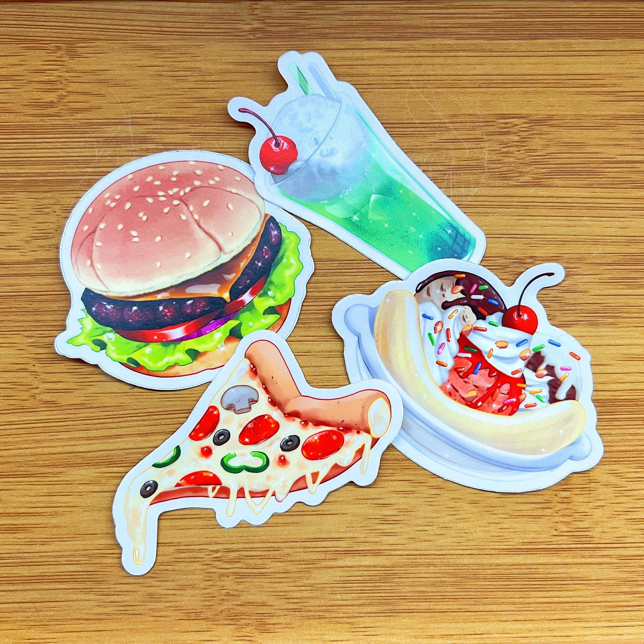 Sticker 4-Pack: Diner STICK-PACK-DINER