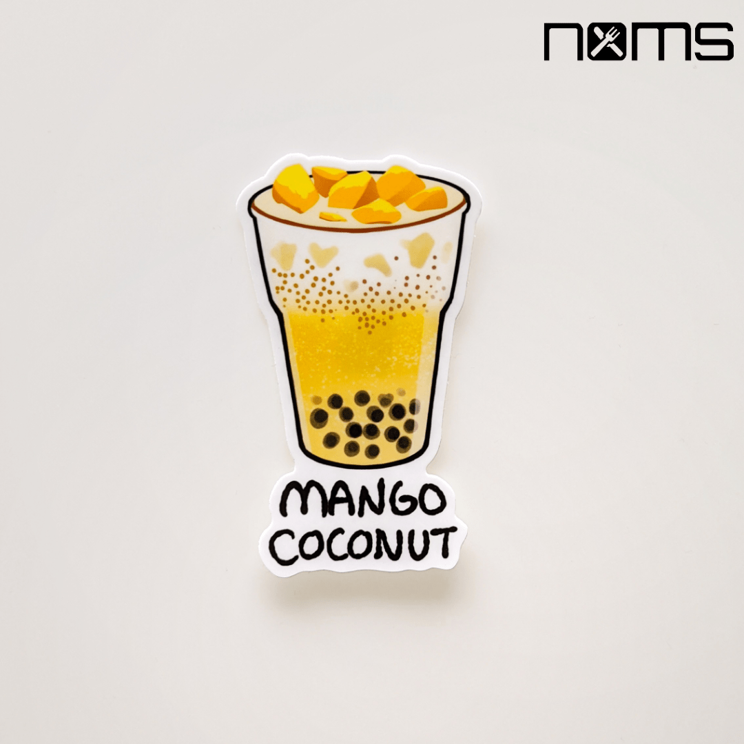 Sticker Boba Sticker - Mango Coconut STICK-BOBA-MC