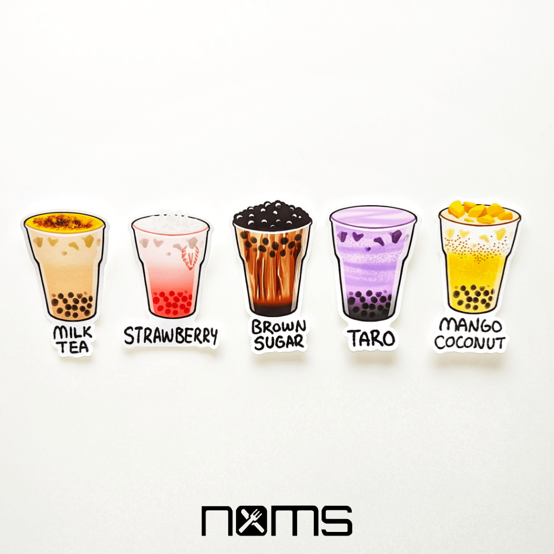 Sticker Boba Sticker - Milk Tea