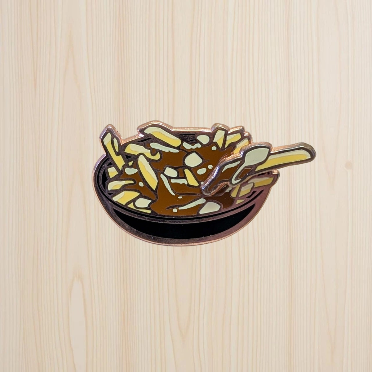 Poutine Enamel Pin – Noms