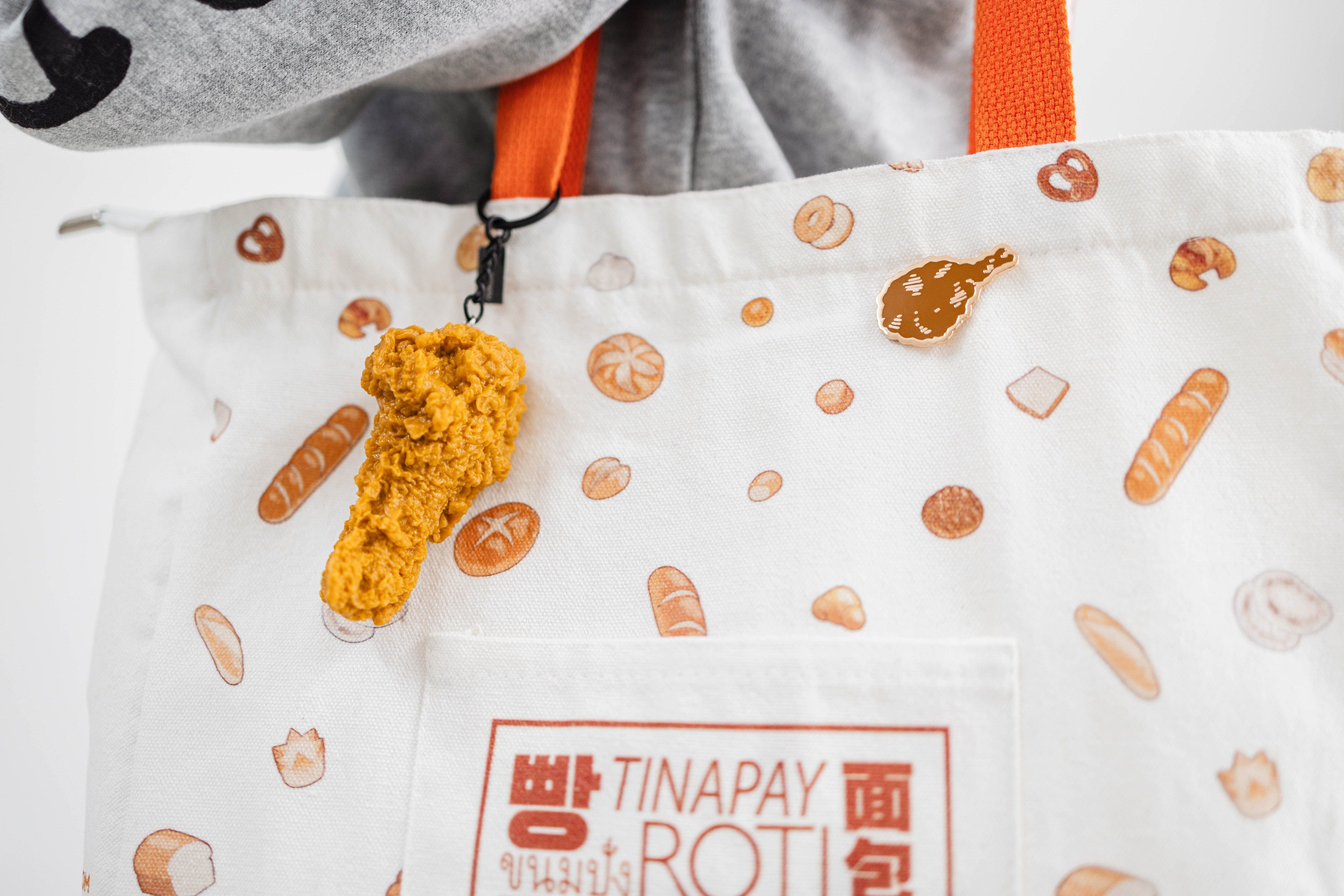 Keychains Fried Chicken Drumstick Keychain KEY-FCHICK