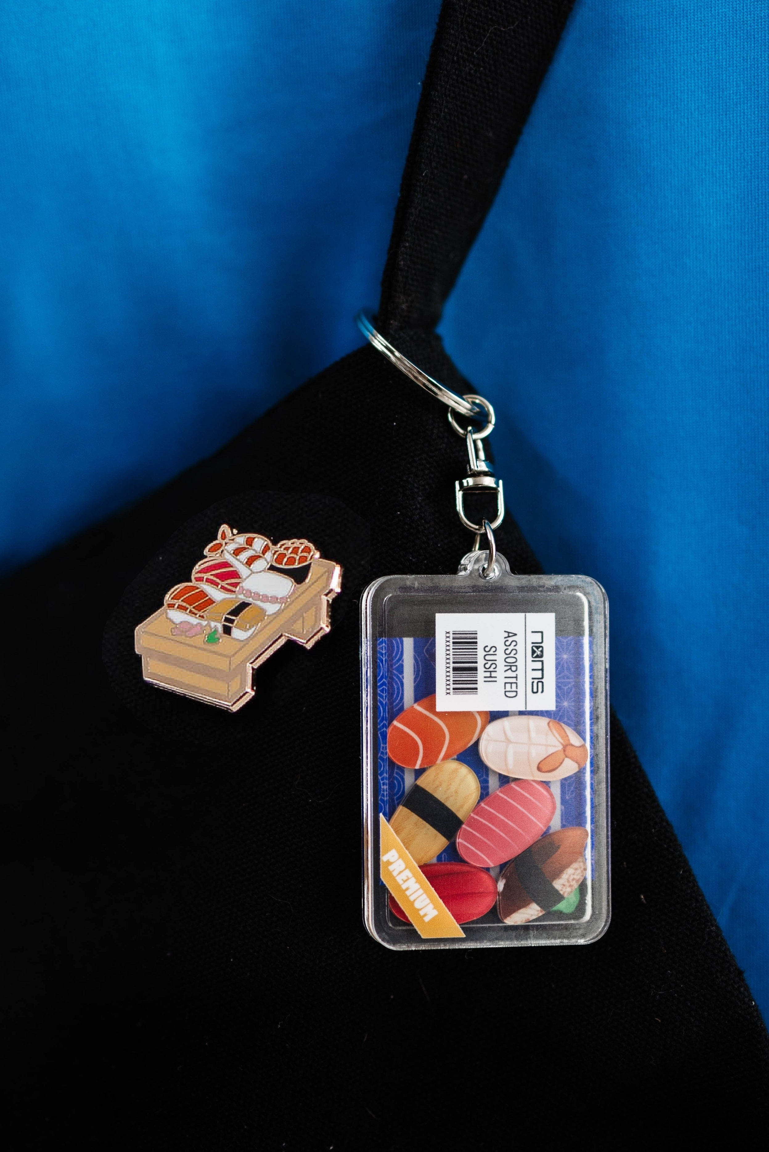 Keychains Grocery Keychain - Assorted Sushi KEY-GRO-ASUSHI