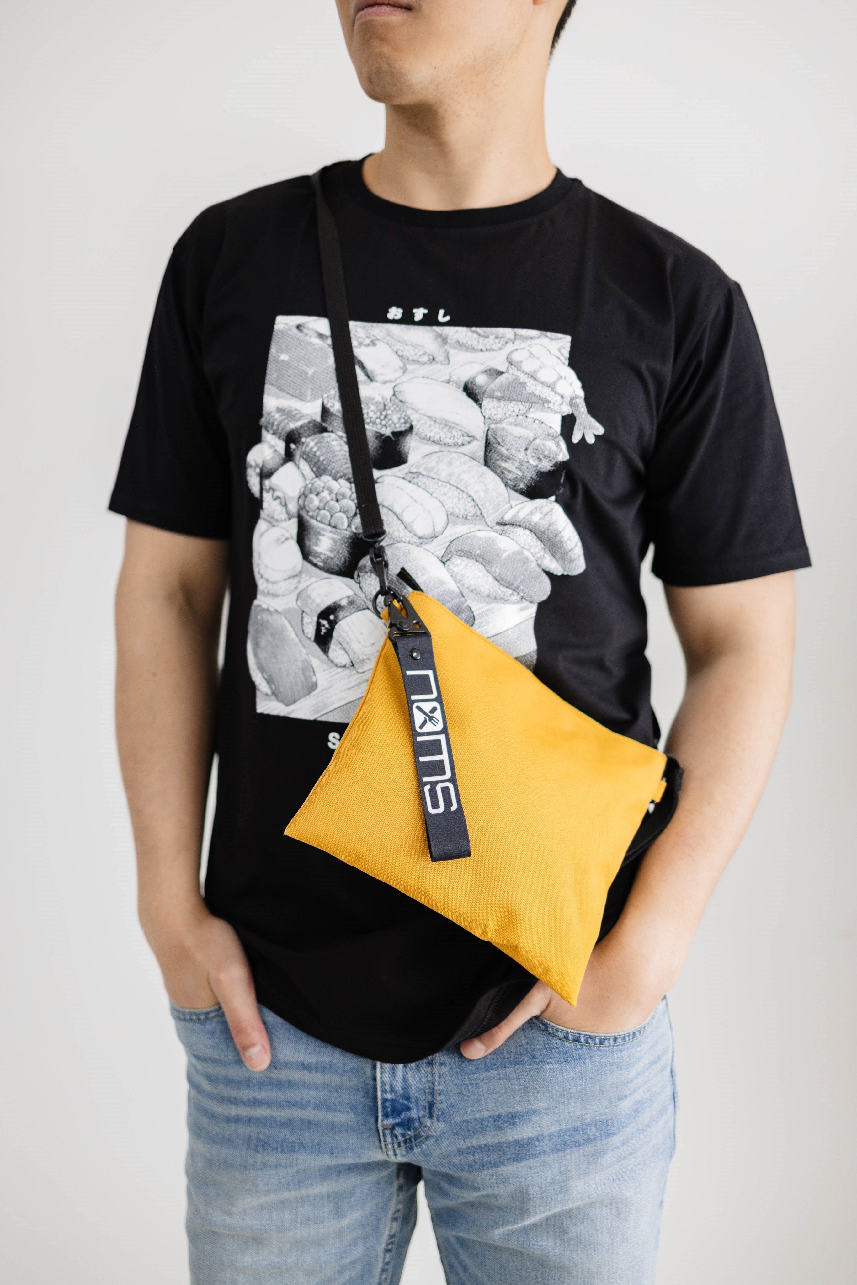 Keychains Noms Black Fabric Lanyard KEY-FABRIC