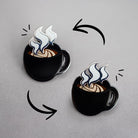 Pin Coffee Interactive Sliding Enamel Pin PIN-COFFEE