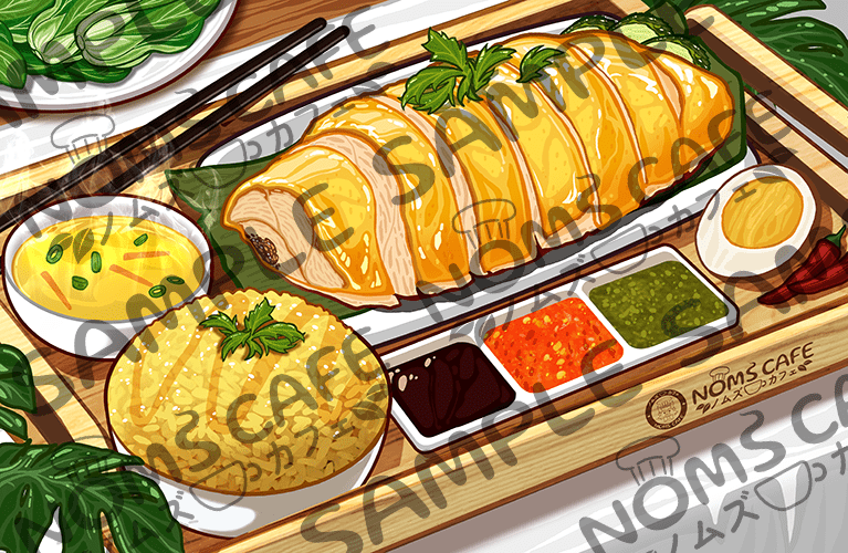 Poster Hainan Chicken Rice | Poster POSTER-HAINAN-CHICKEN