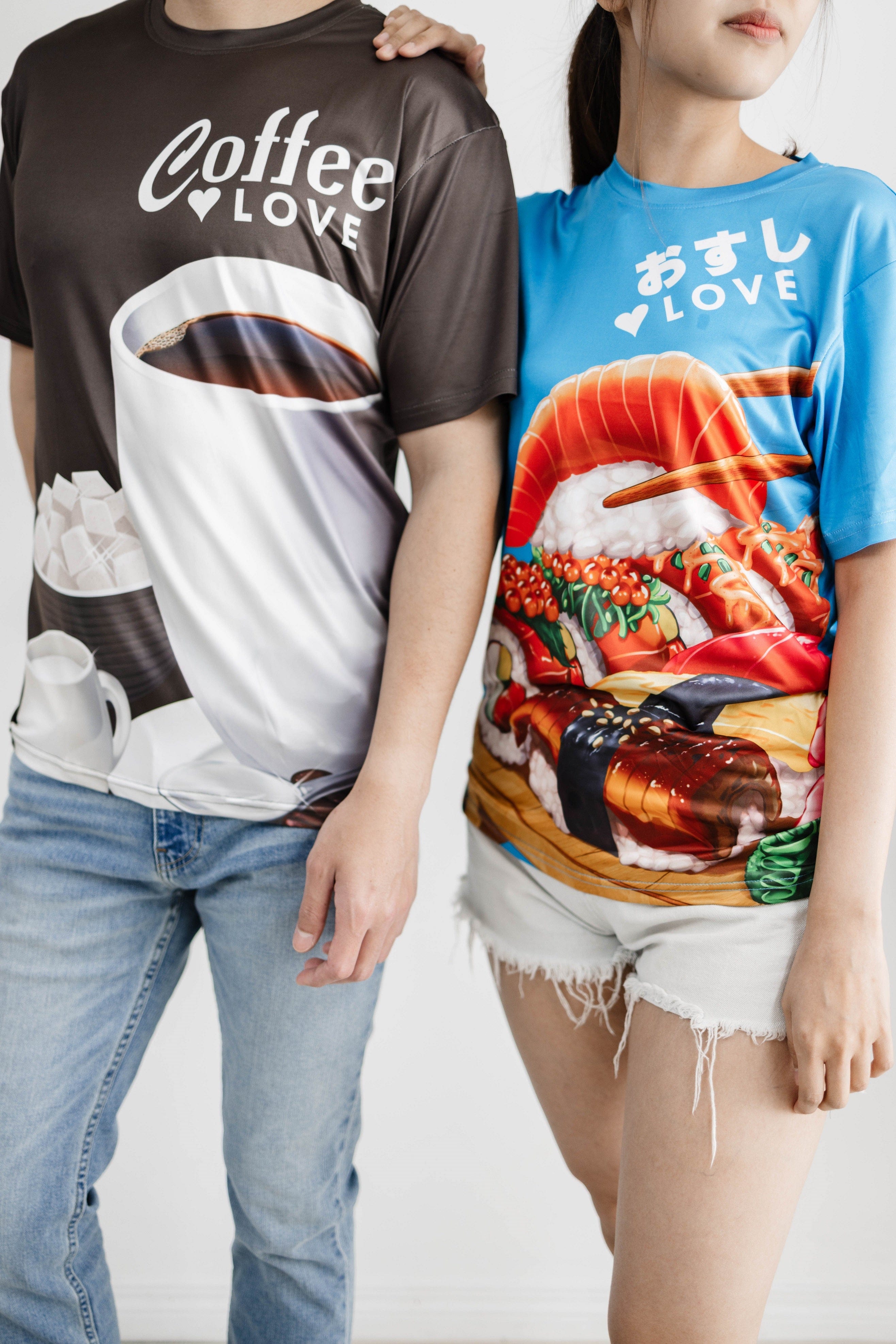 SHIRT Coffee Poly T-shirt