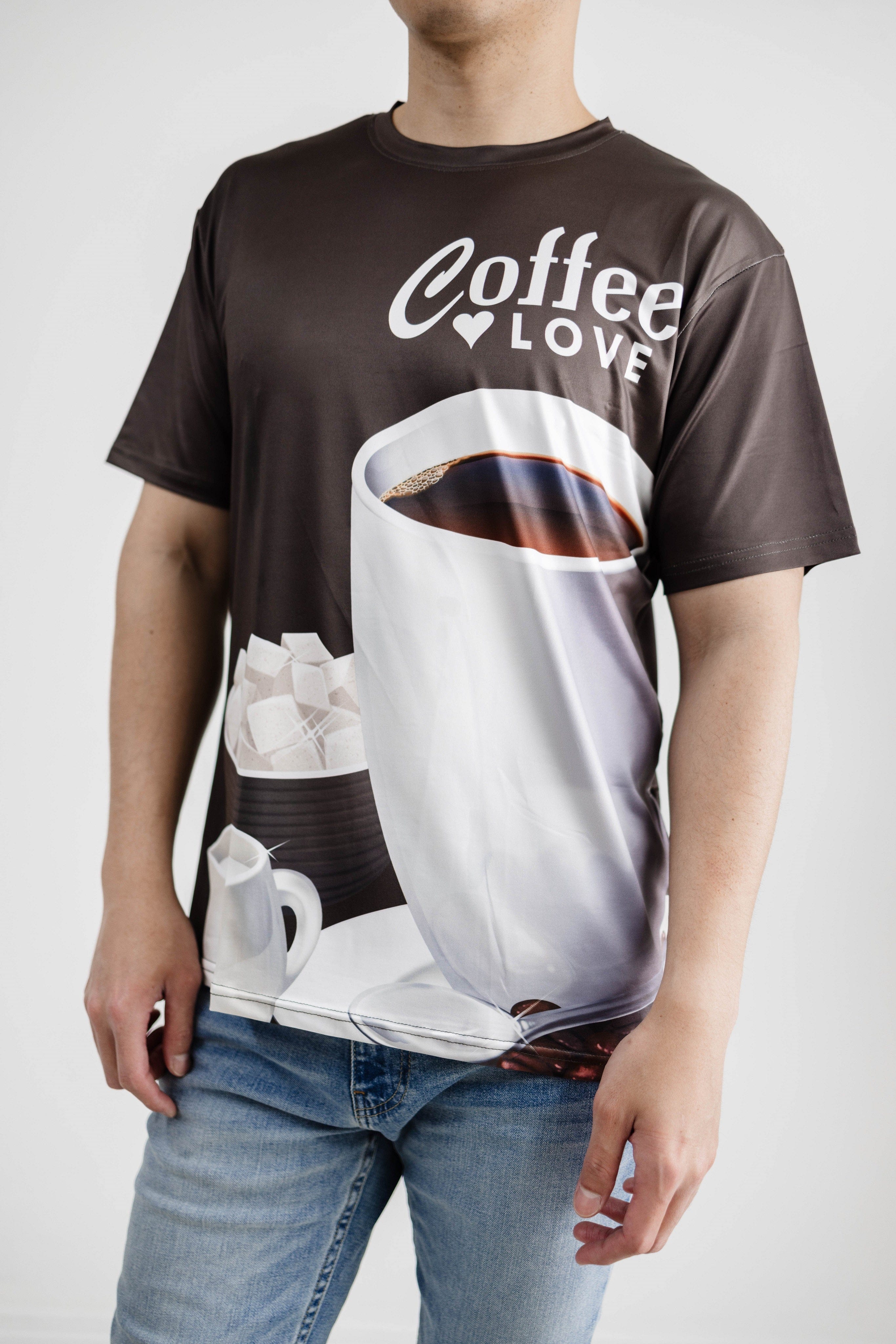 SHIRT Coffee Poly T-shirt