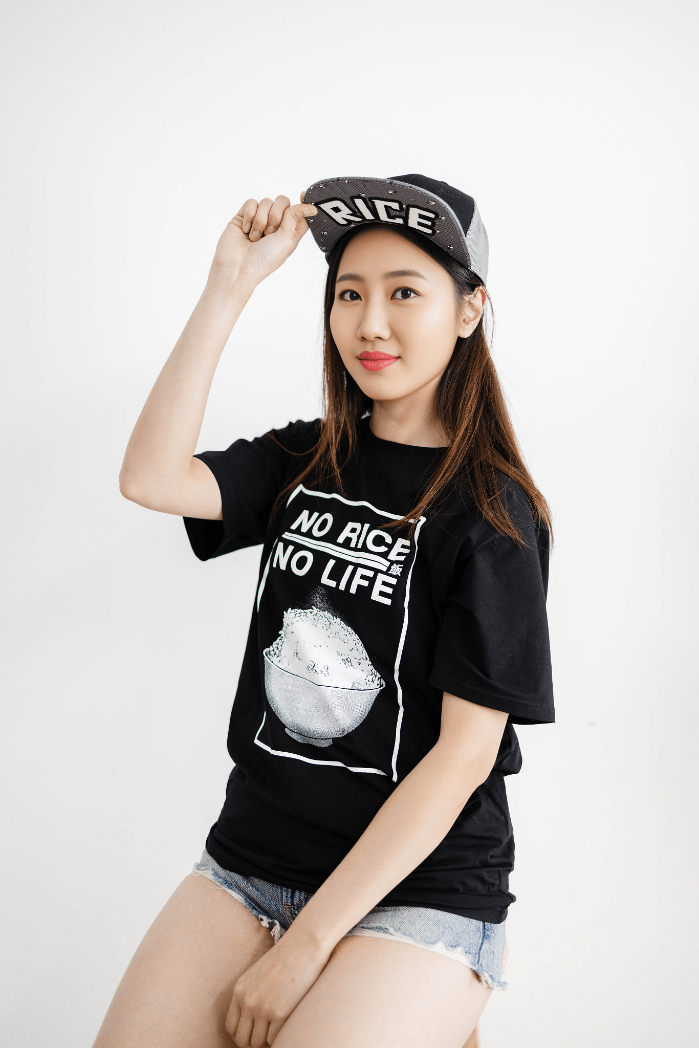 SHIRT No Rice No Life - Cotton  T-Shirt
