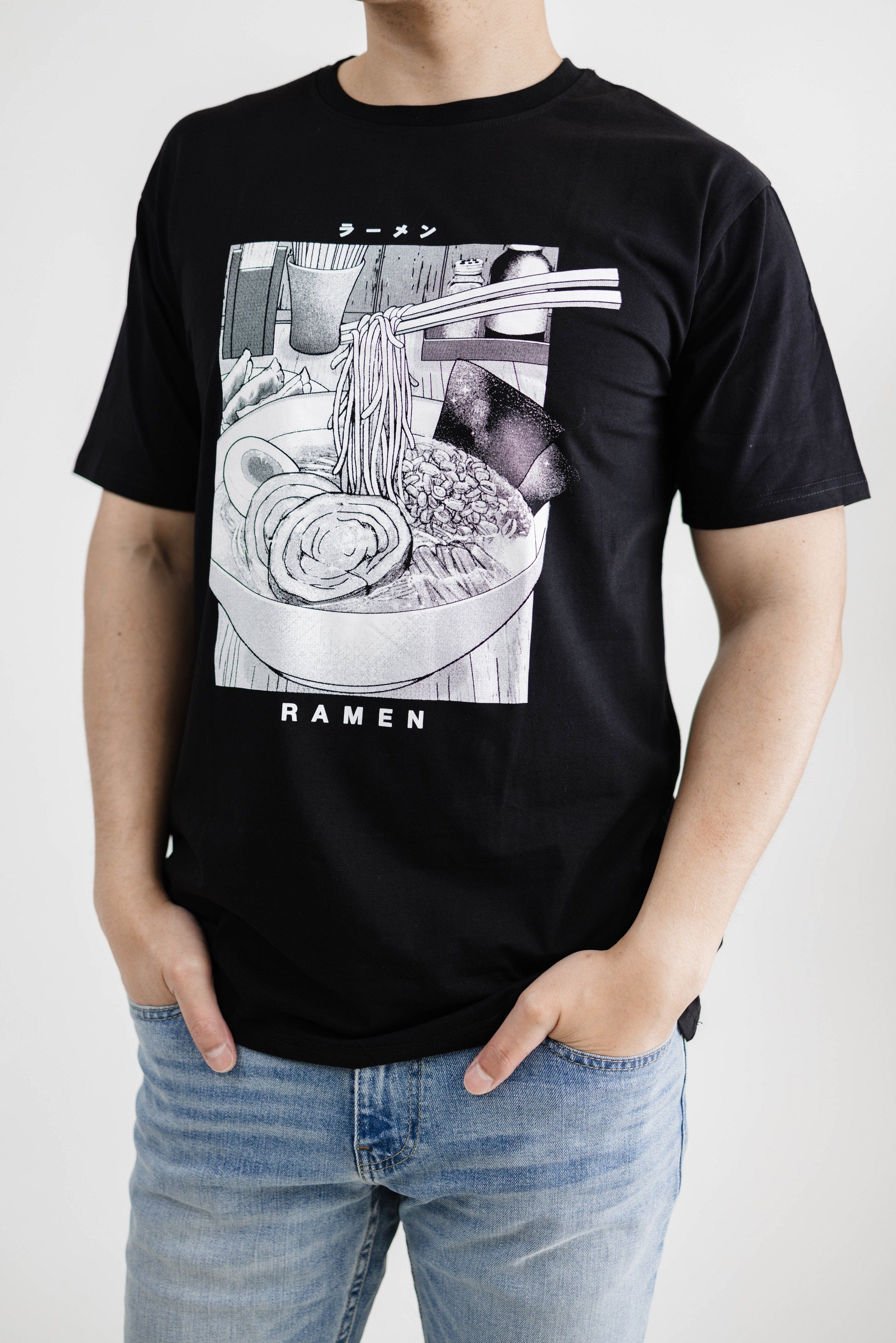 SHIRT Ramen Manga Cotton  T-Shirt
