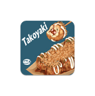 Sticker Takoyaki Sticker STICK-SQ-TAKOYAKI